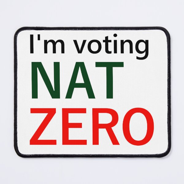 Item preview, Nat Zero - Coloured Text designed and sold by VK2YJS.