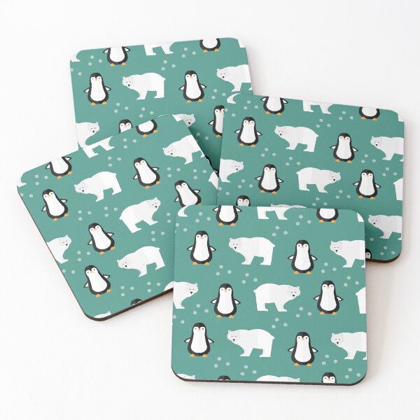 Item preview, Arctic adventures on blue designed and sold by reneesillus.