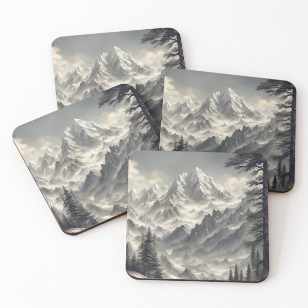 Item preview, Snowy Mountain Valley designed and sold by SolaoLab.