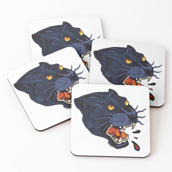 Item preview, black panther old school style tattoo designed and sold by Achille3777.