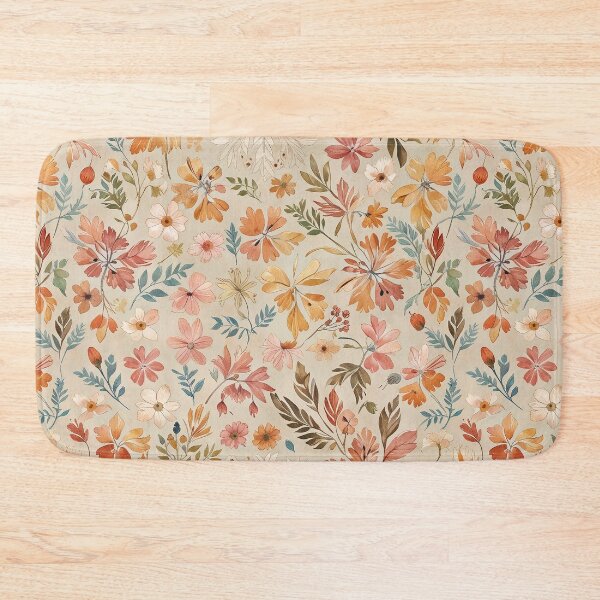 Item preview, Floral Pattern, Vintage Aesthetic, Colorful Flowers, Leaves  designed and sold by CoolPixels.