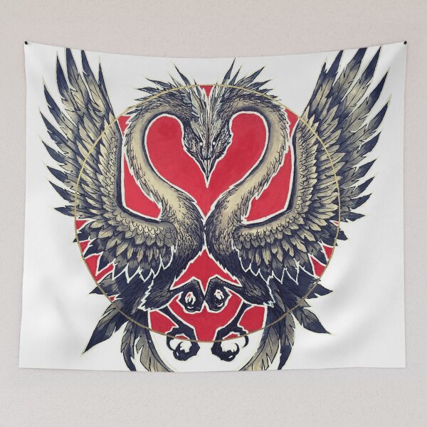 Item preview, Mythical Twin Phoenix  designed and sold by Adrian Day.