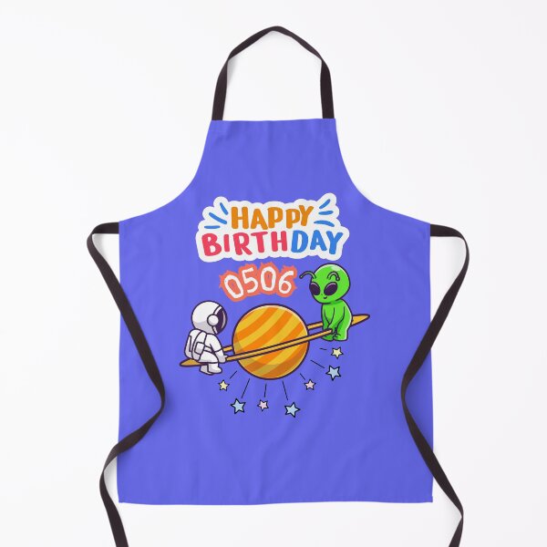 Item preview, Cute Space Birthday Design - Astronaut and Alien with Planet designed and sold by Chillspire.
