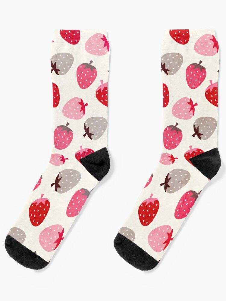 Thumbnail 1 of 5, Socks, Strawberry Fields designed and sold by daisy-beatrice.