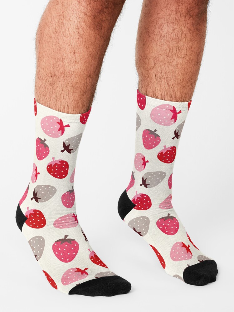 Thumbnail 3 of 5, Socks, Strawberry Fields designed and sold by daisy-beatrice.