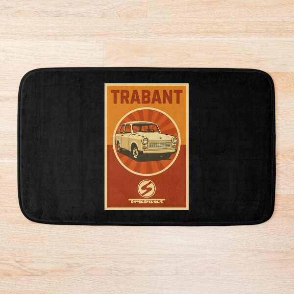 Item preview, Retro Trabant Car Poster with East German Nostalgic Soviet Art  designed and sold by w1ckerman.