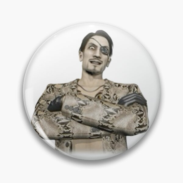 Item preview, Goro Majima Arms Crossed Yakuza Sticker  designed and sold by MerikuroCreates.