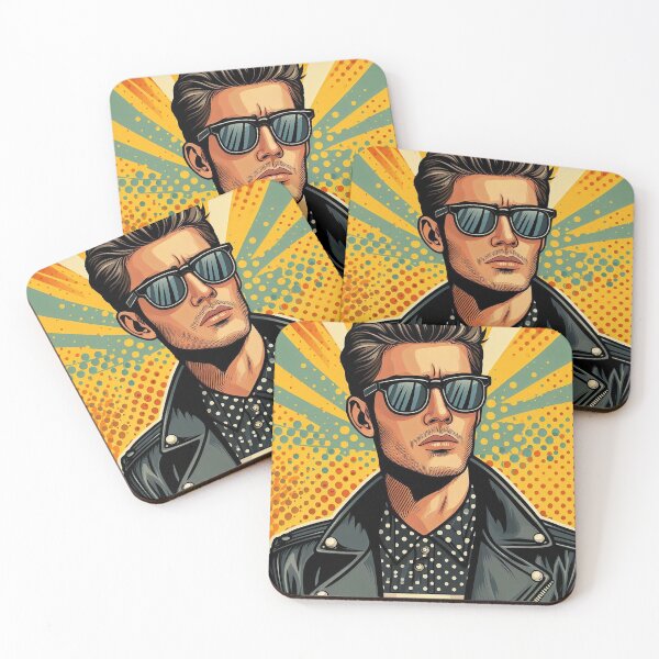 Item preview, Cool man with sunglasses pop art designed and sold by Silbays.