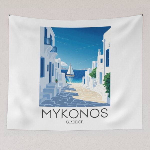 Item preview, Mykonos - Greece  designed and sold by StudioRedKoala.