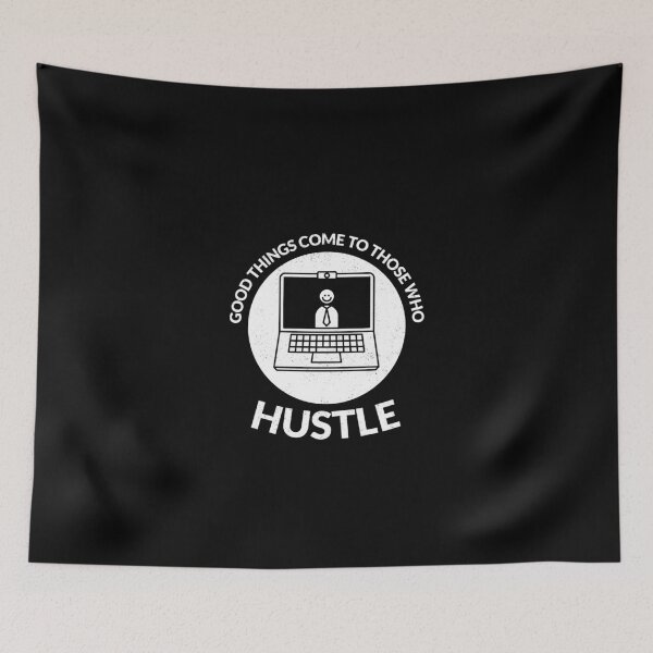 Item preview, Good Things Come To Those Who Hustle - Motivational Quote designed and sold by crazydotdesigns.