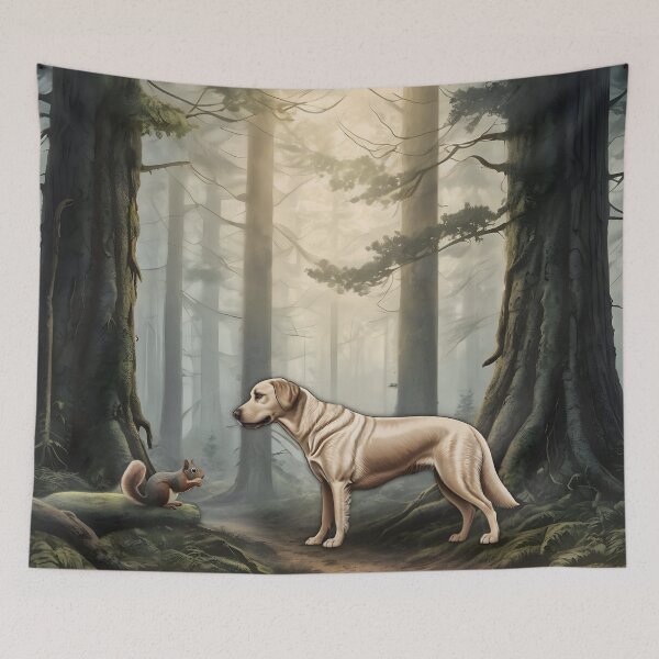 Item preview, Labrador Forest Friend designed and sold by NikkiBear67.