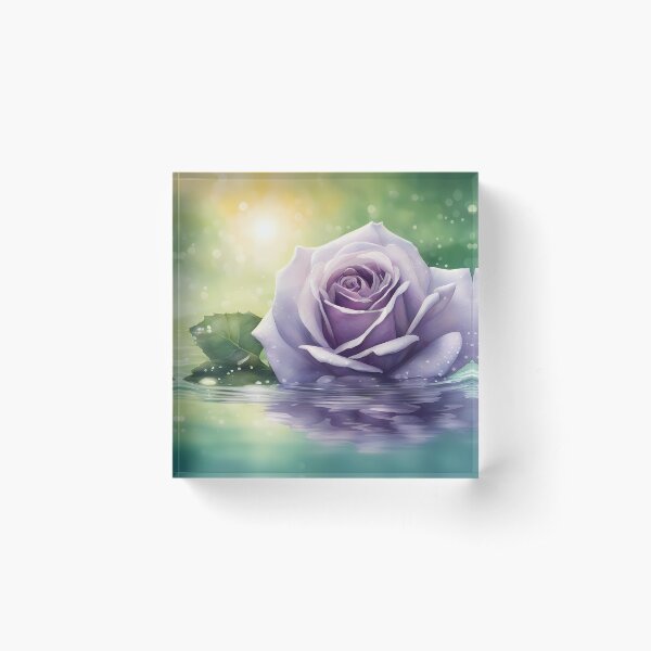 Item preview, Purple Rose in Water designed and sold by BookCovered.