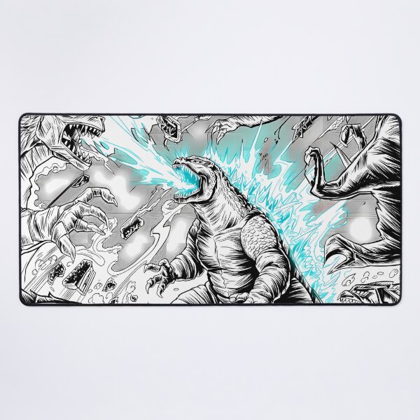 Aperçu de l'œuvre Godzilla contre les monstres Kaiju créée et vendue par BombShop36.