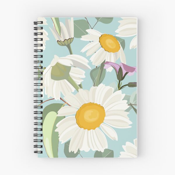 Item preview, Elegant floral pattern with hand draw daisy camomile flowers and eucaliptus. designed and sold by MatyKotiv.