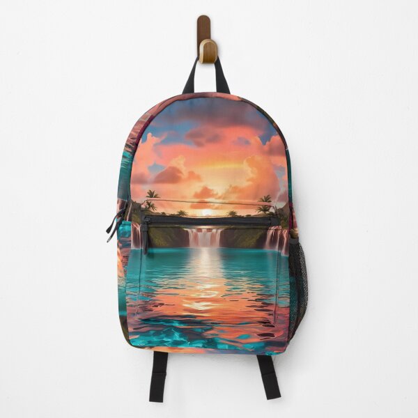 Item preview, Surreal Mauritian Dreamscape – Island Fantasy Art designed and sold by RvinJo8.