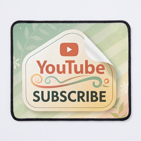 Item preview, Subscribe - card for influencer designed and sold by AhArtMe.