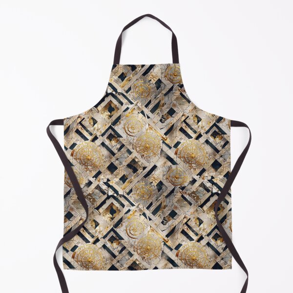 Item preview, Geometrically labyrinth, cracked marble, gold pattern designed and sold by CoolPixels.