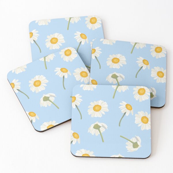 Item preview, Elegant floral pattern with hand draw daisy camomile flowers and eucaliptus.  designed and sold by MatyKotiv.