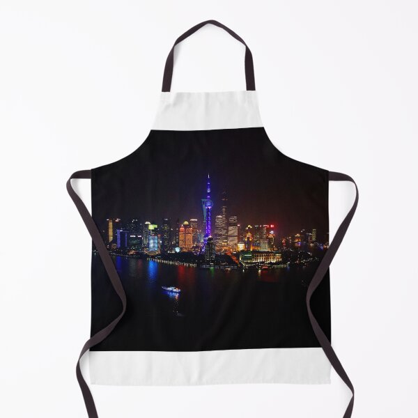 Item preview, Shanghai Bund Aerial Night View designed and sold by NJCArtPhoto.