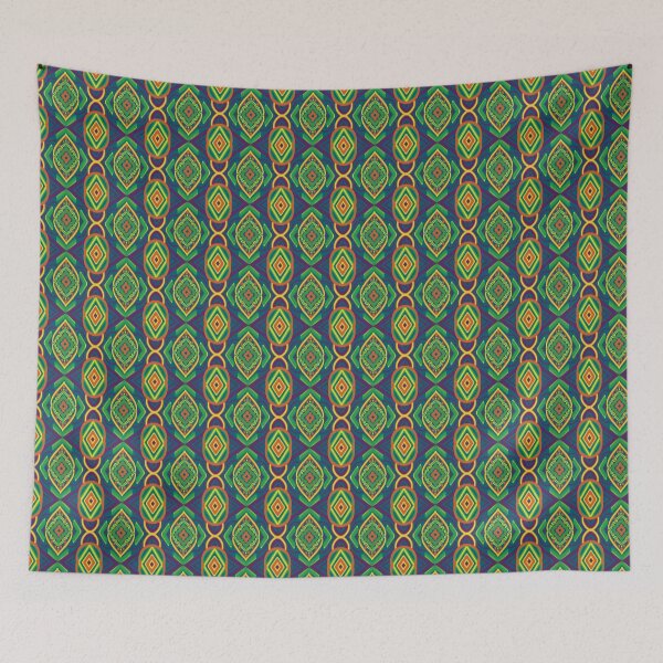 Item preview, Tribal Diamond Pattern And Bohemian Diamond Repeat designed and sold by Bluesky992.