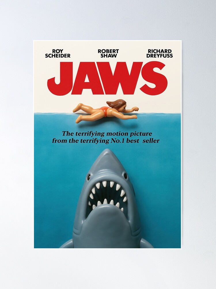 SF・ファンタジー・ホラー JAWS MOVIE POSTER 3D b00aefce-d740-4a1c-92ee-