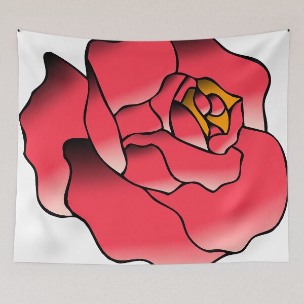 Item preview, rose flower drawing designed and sold by Achille3777.