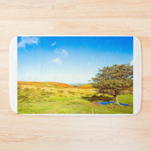 Item preview, Solitary tree on Dartmoor National Park in Summer designed and sold by NJCArtPhoto.