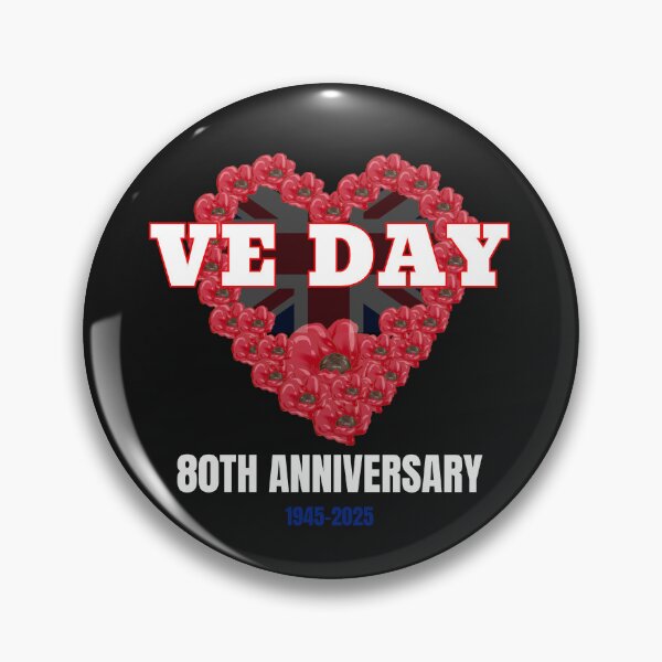 Item preview, VE day 80th anniversary 2025 V  E Day designed and sold by Minimalismat.