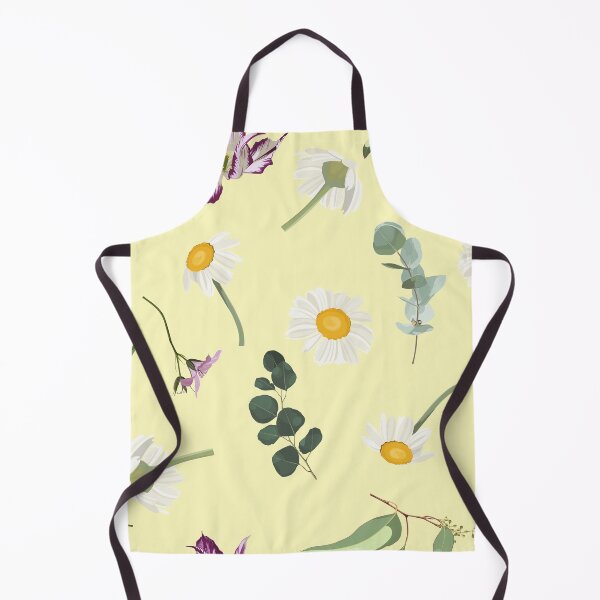 Item preview, Elegant floral pattern with hand draw daisy camomile flowers, eucaliptus and herbs. designed and sold by MatyKotiv.
