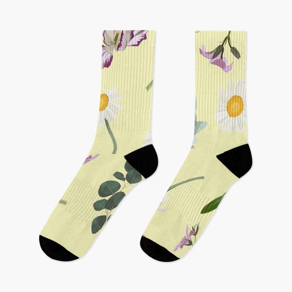 Item preview, Elegant floral pattern with hand draw daisy camomile flowers, eucaliptus and herbs. designed and sold by MatyKotiv.