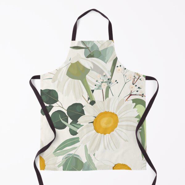 Item preview, Elegant floral pattern with hand draw daisy camomile flowers, eucaliptus and herbs. designed and sold by MatyKotiv.