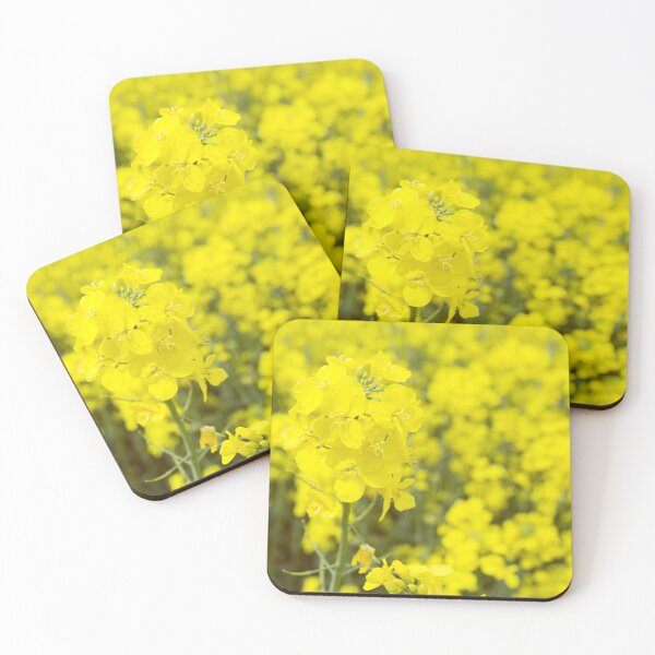 Item preview, Bed of Rapeseed Flowers in Full Spring Bloom designed and sold by NJCArtPhoto.