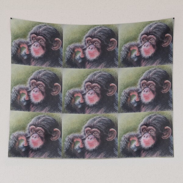 Item preview,   Monkey in quiet contemplation designed and sold by derrydesign.