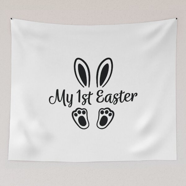 Item preview, My First Easter Baby Cute Bunny Ears and Paws designed and sold by KateBilous.