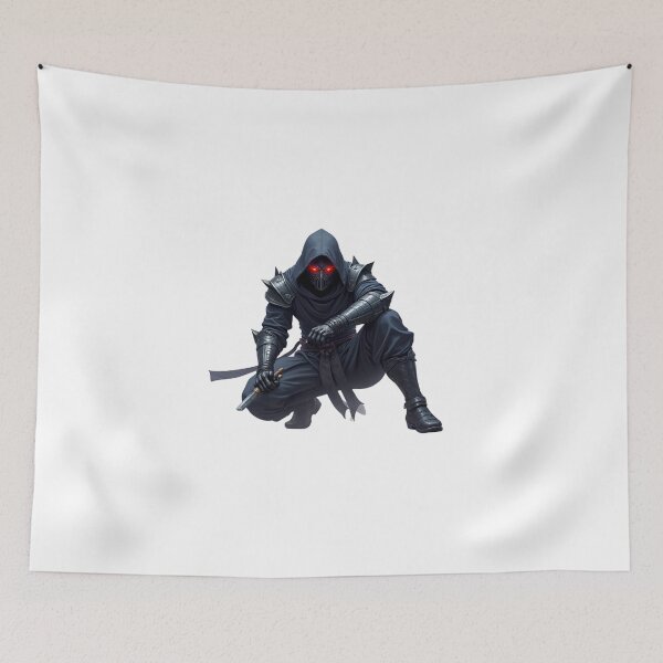 Item preview, Crouching Ninja – Silence and Lethality in the Dark designed and sold by StormArte.