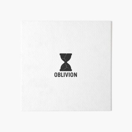 Artikel-Vorschau von Zerbrochene Sanduhr mit Schriftzug OBLIVION, designt und verkauft von AlphaAutomation.