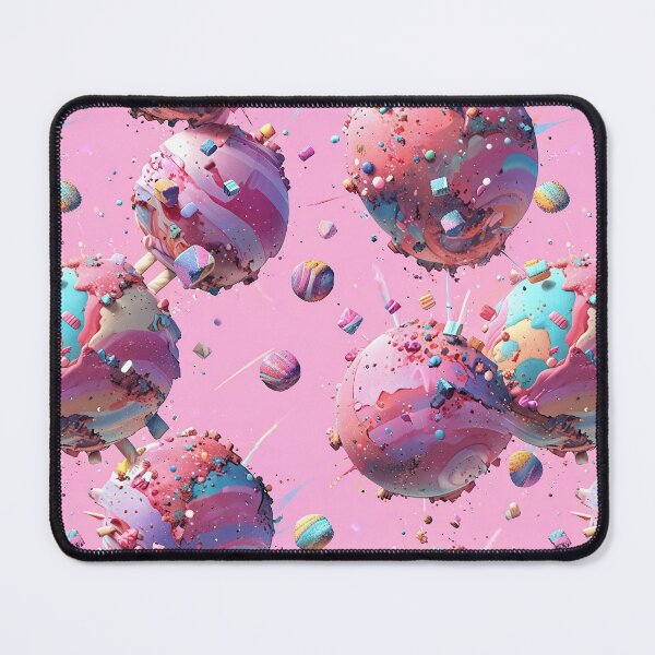 Item preview, Candy ice-cream inspired planets, pastel pink designed and sold by CoolPixels.