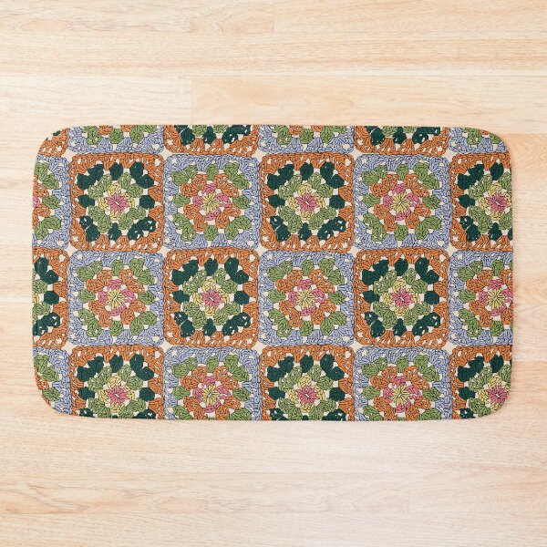 Item preview, funky crochet granny squares designed and sold by dorisandfred.