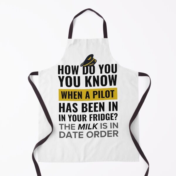 Item preview, Funny pilot joke about everything in fridge in date order designed and sold by SharpDigiDesign.