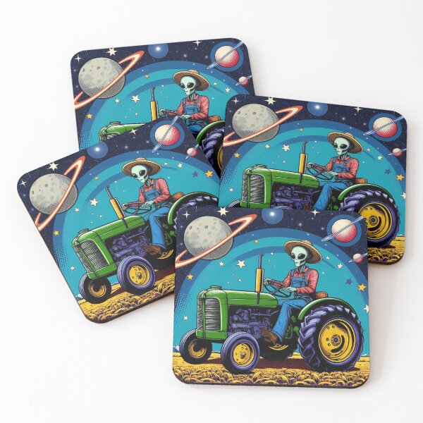 Item preview, Alien and old tractor  designed and sold by Dogandesighn.