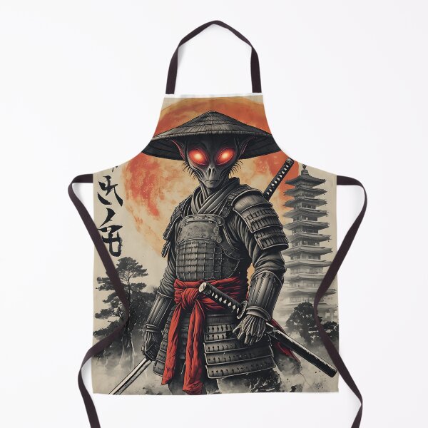 Item preview, Alien Samurai Red Moon designed and sold by Fragy72.