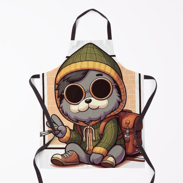 Item preview, Cool hispter dog with sunglasses and a backpack designed and sold by Silbays.