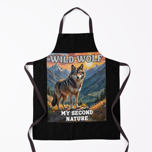 Item preview, Wild Wolf my Second Nature designed and sold by Agnes-Creative.