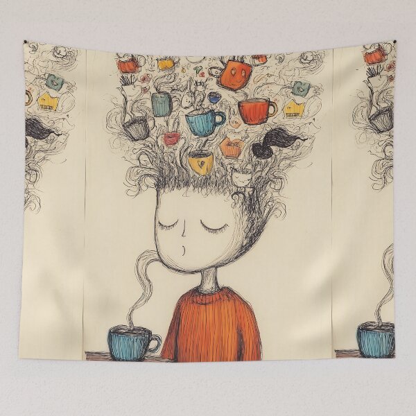 Item preview, Doodle Art: Whimsical Sketch designed and sold by bapupa.
