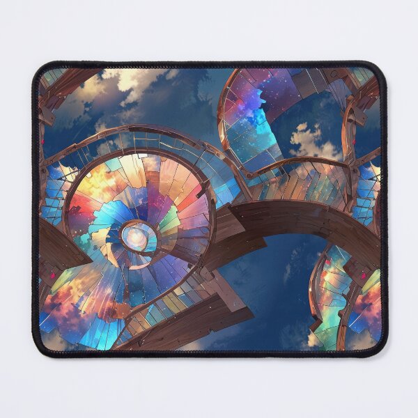 Item preview, Spiral staircase made of stained glass designed and sold by CoolPixels.