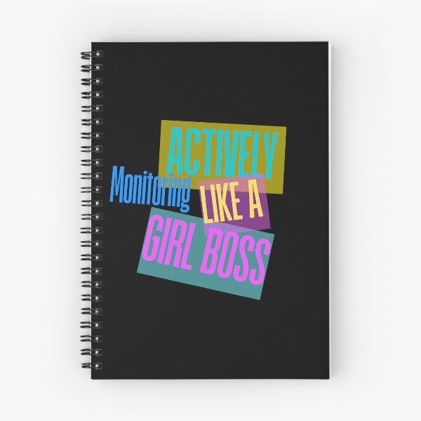 Item preview, Actively Monitoring Like A Girl Boss designed and sold by DesignByMalwina.