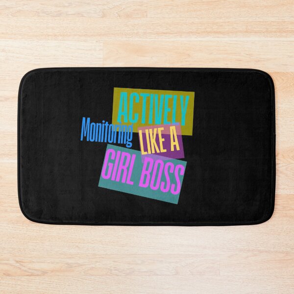 Item preview, Actively Monitoring Like A Girl Boss designed and sold by DesignByMalwina.