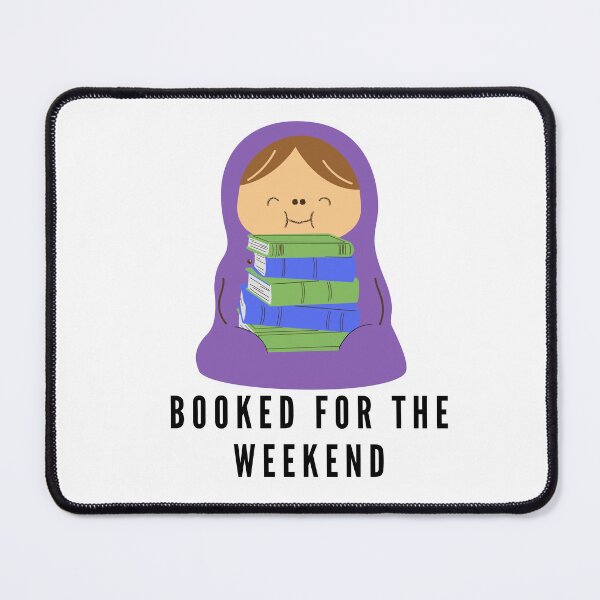 Item preview, Booked for the weekend - happy purple reading burrito designed and sold by CreativeStrand.