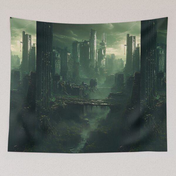 Item preview, Dystopian World: Futuristic Wasteland designed and sold by bapupa.