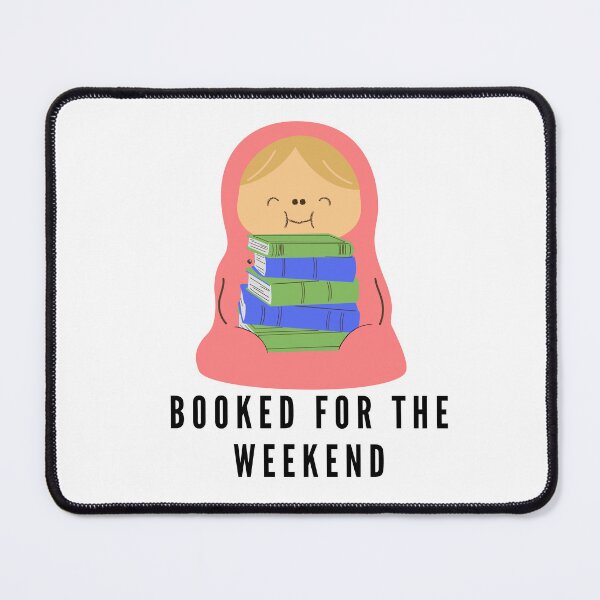 Item preview, Booked for the weekend - happy pink reading burrito designed and sold by CreativeStrand.